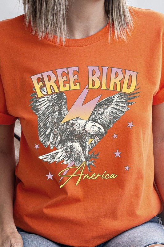 Free Bird America Graphic T Shirts